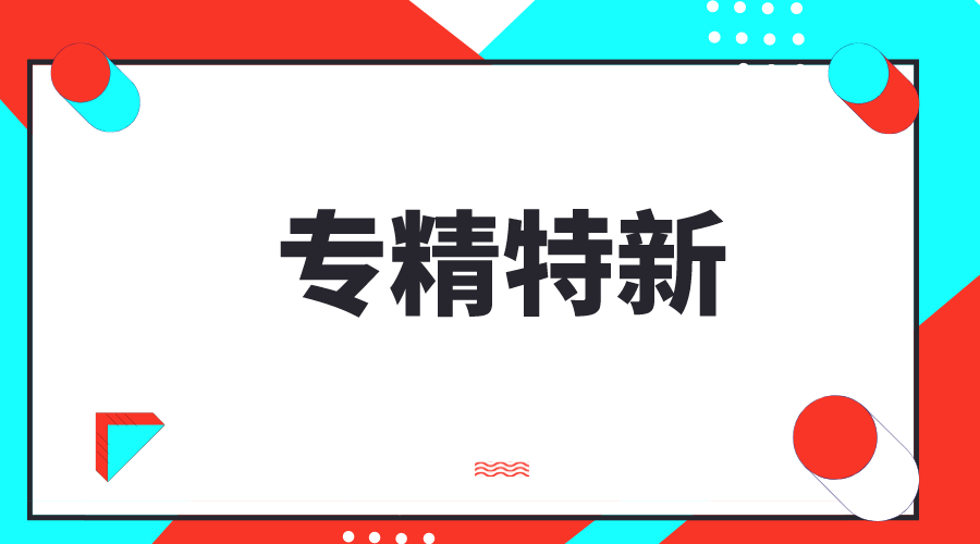 專精特新，專精特新小巨人
