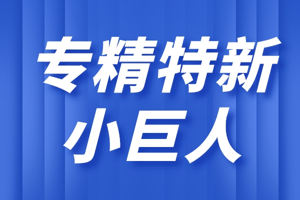 廣東省第四批專精特新“小巨人”企業和第一批專精特新“小巨人”復核通過企業名單公示