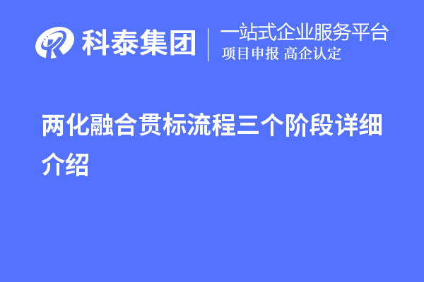 兩化融合貫標流程三個階段詳細介紹