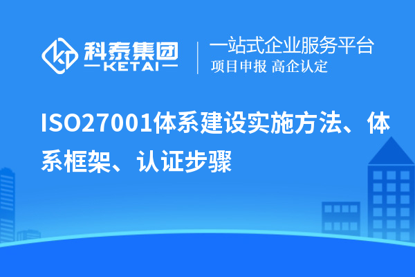 ISO27001體系建設實施方法、體系框架、認證步驟