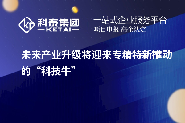 未來產業升級將迎來專精特新推動的“科技?！? style=