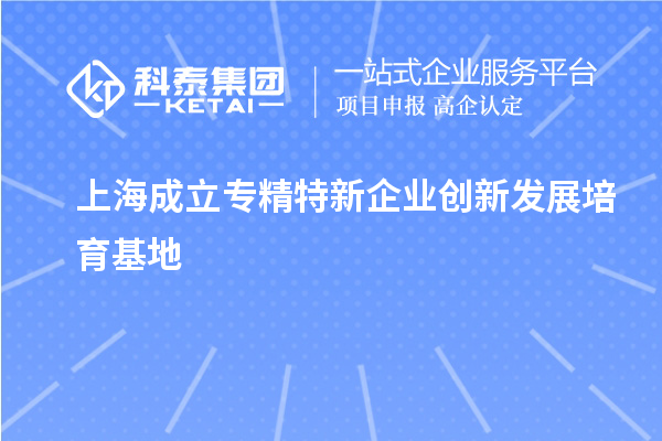 上海成立專精特新企業創新發展培育基地