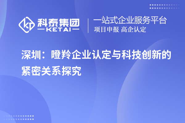深圳：瞪羚企業認定與科技創新的緊密關系探究