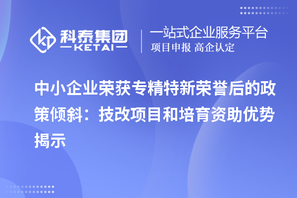 中小企業榮獲專精特新榮譽后的政策傾斜：<a href=http://www.zh-tour.cn/fuwu/jishugaizao.html target=_blank class=infotextkey>技改</a>項目和培育資助優勢揭示