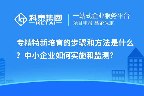 專精特新培育的步驟和方法是什么？中小企業如何實施和監測？