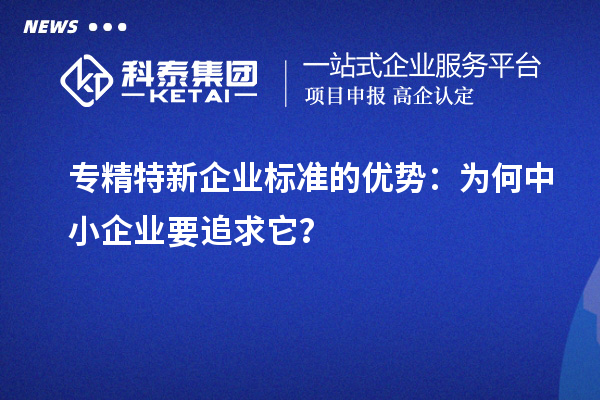 專精特新企業標準的優勢：為何中小企業要追求它？