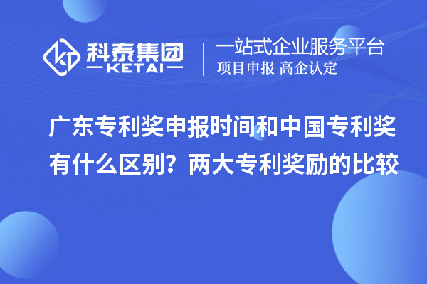 廣東專利獎申報時間和中國專利獎有什么區別？兩大專利獎勵的比較