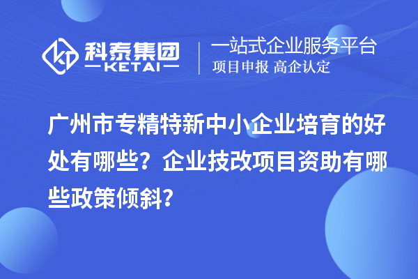 廣州市專精特新中小企業培育的好處有哪些？企業<a href=http://www.zh-tour.cn/fuwu/jishugaizao.html target=_blank class=infotextkey>技改</a>項目資助有哪些政策傾斜？